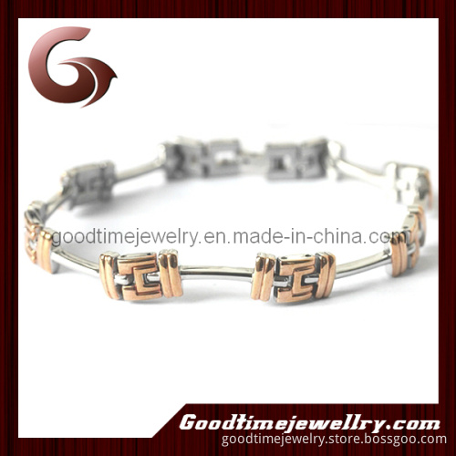 Rose Gold Stainless Steel Magnetic Bracelet
